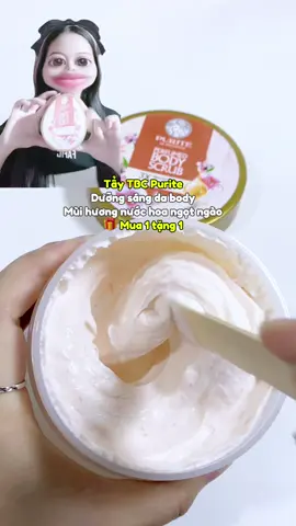 Kem Tẩy TBC Purite hạt siu mịn, mướt, thơm nước hoa ngọt ngào, da mềm mại, sáng đều màu, siu mê nha. #taytebaochet #kemtaytebaochet #reviewtaytebaochet #kemtaytebaochetsangda #kemtaytebaochetbody #taytebaochetbody #taytbcbody #taytbc #duongsangdabody #kemtaydabody #purite #huongnuochoacaocap #review 