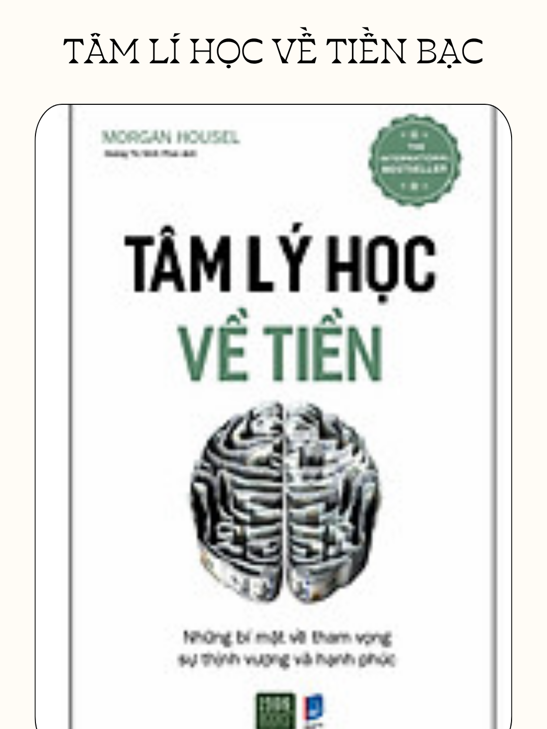 Tiền không mua được hạnh phúc, nhưng nó giúp bạn có một chỗ ngồi thoải mái để buồn.#trending #trietlysong #phattrienbanthan #tothonmoingay #sachhay #kinhdoanh #lamgiau #tamlihocvetienbac
