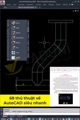 Làm thế nào để vẽ AutoCAD nhanh gấp 2 đến 3 lần? #vaduni #hocautocad #AutoCAD #LearnOnTikTok 