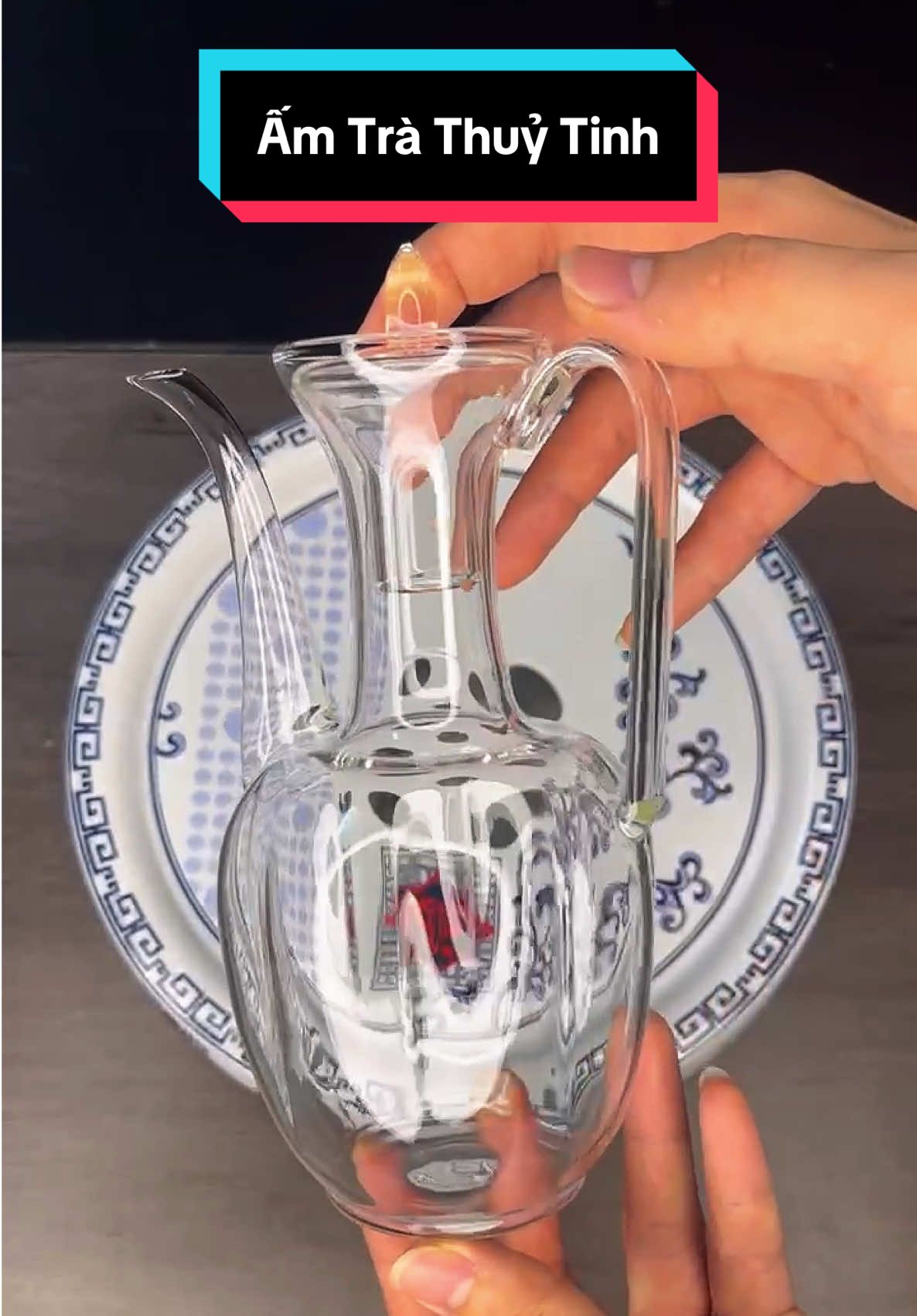 #amtrathuytinh #amtra #dungcuphatra #tinhhoatradao Ấm Trà Thuỷ Tinh Chịu Nhiệt Phi Tần 600ml
