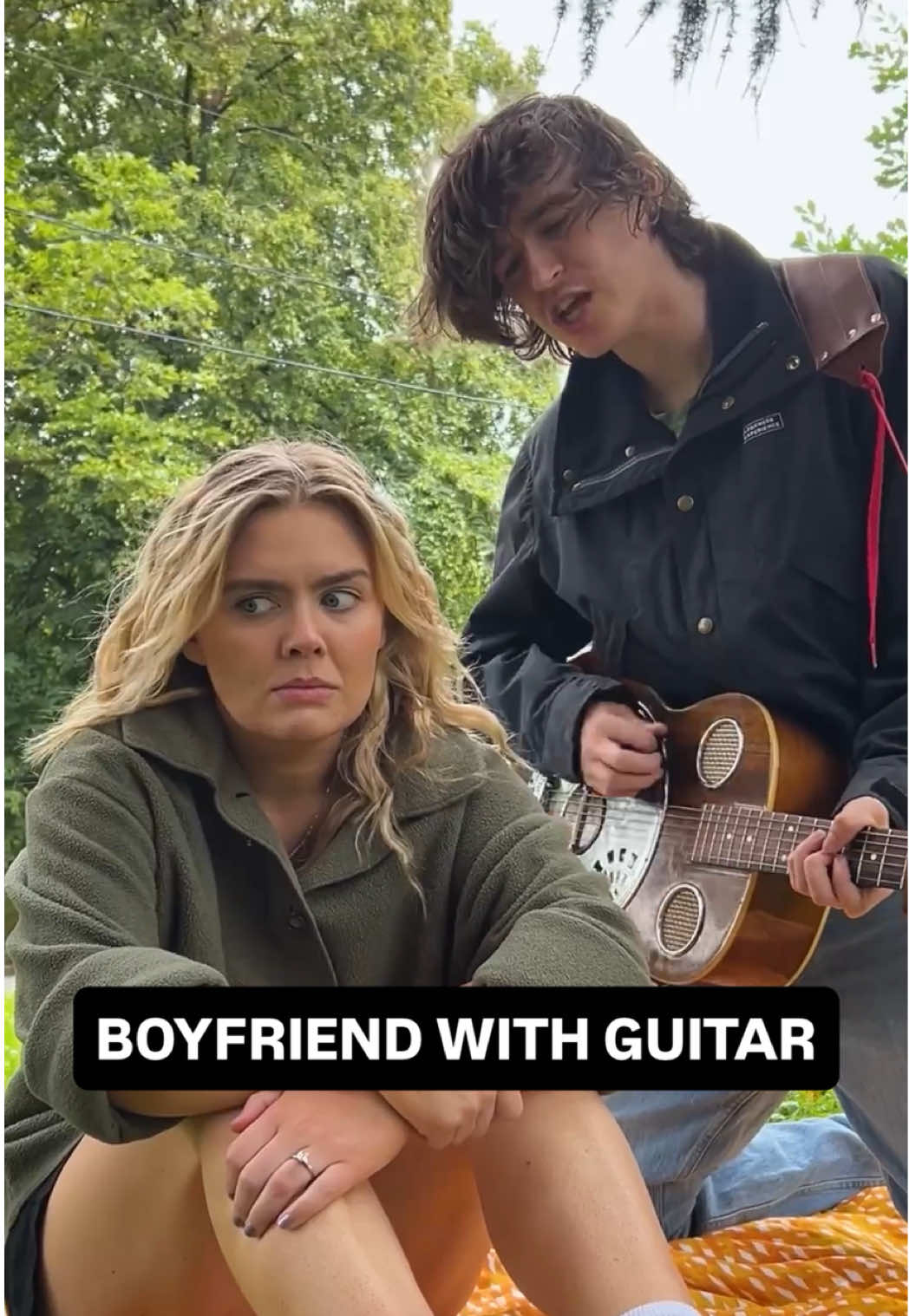 i think he loves the guitar more than me @Chelsea Matkins #collegelife #guitar #boyfriend #groupie 