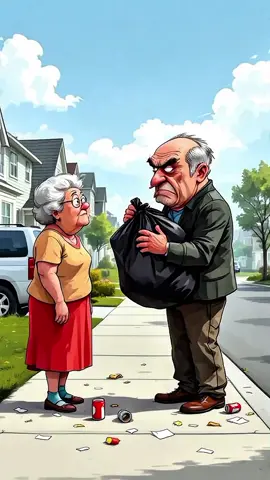 Angry Neighbors Trash Dispute  #english #englishforbeginners #englishlearning #usa #LearnOnTikTok _usatiktok