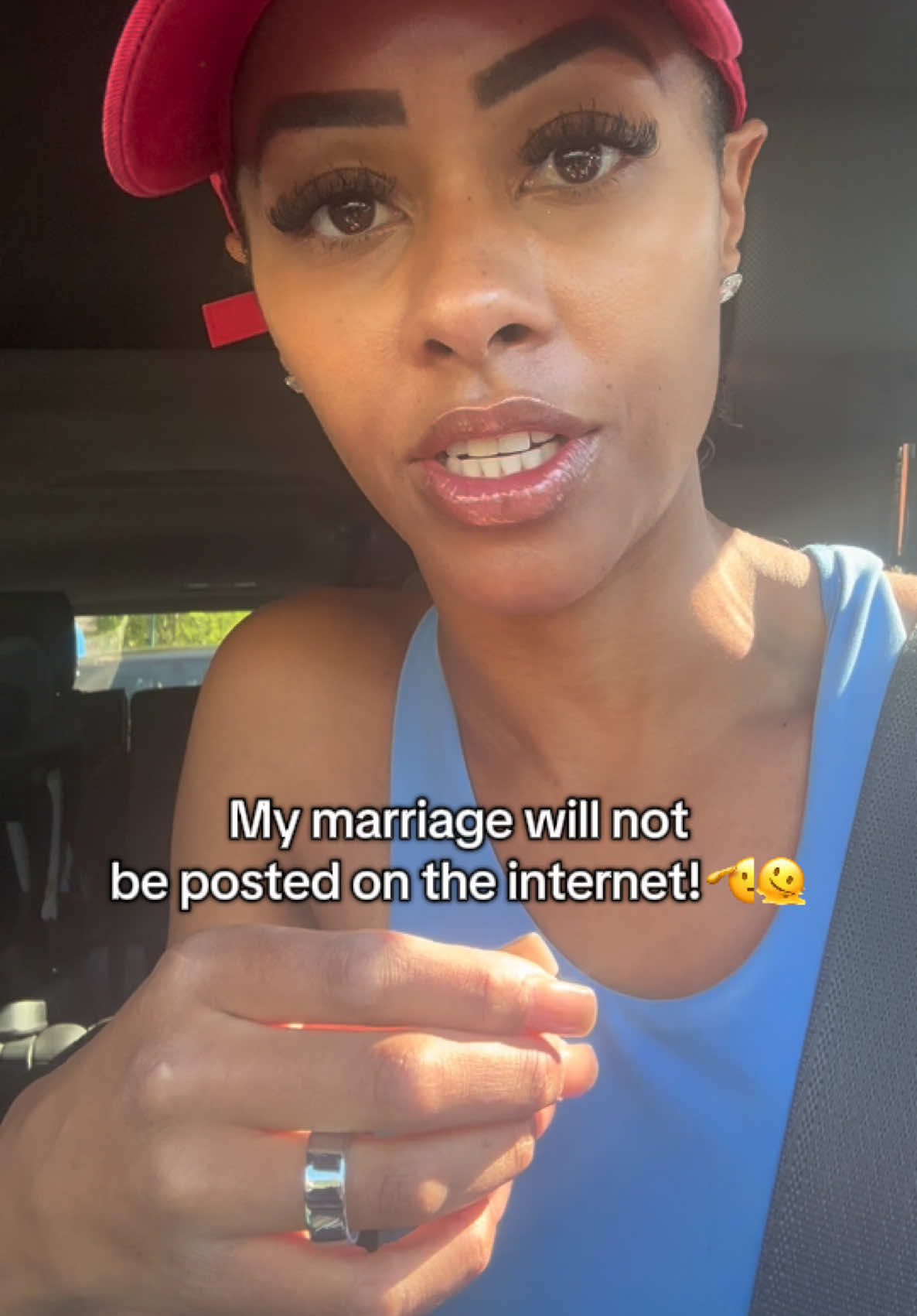 My marriage and my kids will not be posted on the internet, unless it’s the back of their heads lol.  #marriedlife #marriedcouple #LifeAdvice #foryou #trending #viralvideo #MomsofTikTok 