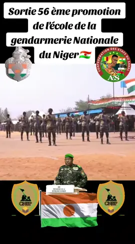 Sortie 56 ème promotion de l'école de la gendarmerie Nationale sur le titre NON de jhonel et fanfare#niger #Niger #france🇫🇷 #malitiktok🇲🇱 #burkinatiktok #fyf #fypviraltiktok🖤シ゚☆♡ 