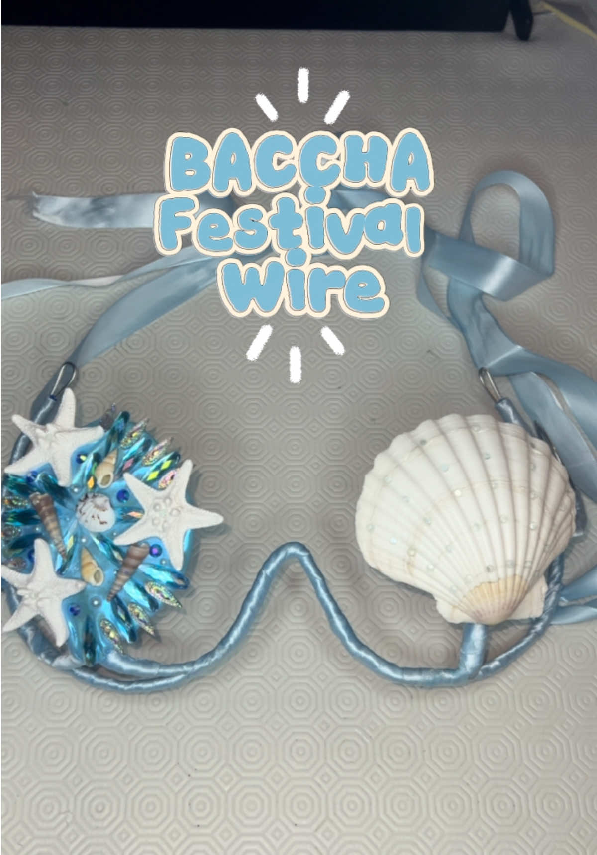 @BACCHA FESTIVAL Wire Body 🩵🪼🌊#martinique #bacchafestival #wire #festivals #fyp #pourtoii #viral #g #CapCut #faitmain #confection #strass #coquillage #wirebra 
