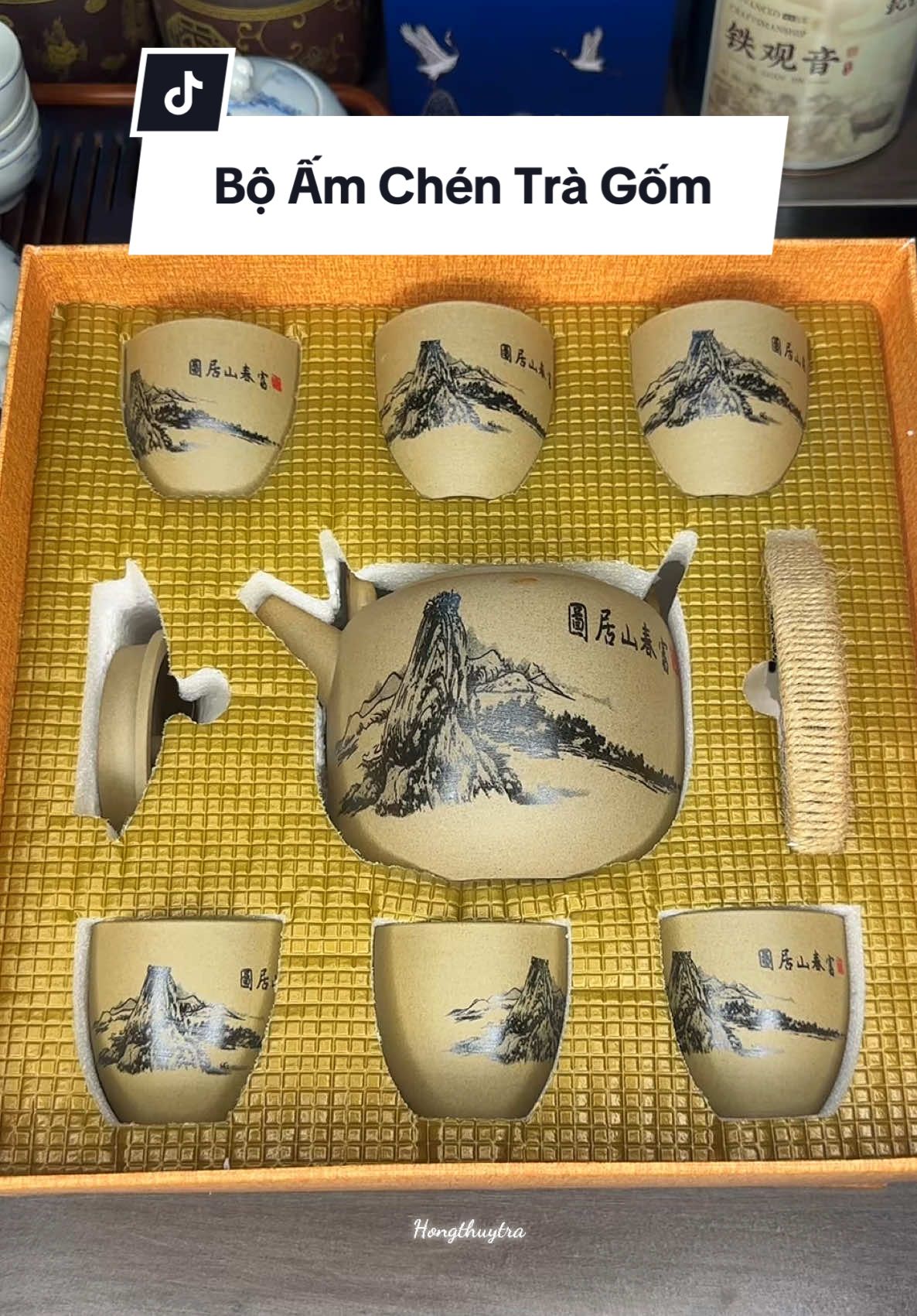 Bộ Ấm Chén Trà Gốm Cảnh Đức #phatra #uongtra #trangon #hongthuytra #trandao #boamchen #sucanhduc 