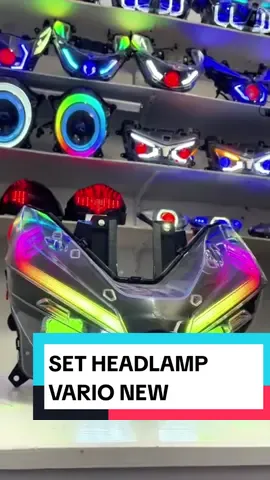 FULL SET HEADLAMP VARIO NEW 125/150 AYOTO 4 LED MATRIX 90WATT WELCOME LIGHT SEIN RUNNING PLUG & PLAY #Shopmaster #WIBgajian  #headlampayotovario #lampuayotovario #ayotovario 