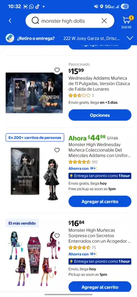Corran chicas!!!😱😱 Mejor precio online en @Walmart #monsterhighwednesday 