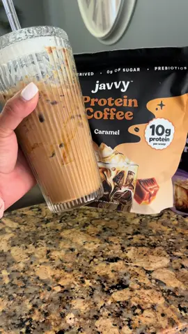 Nothing like a Saturday morning iced protein coffee ✨ @Javvy Coffee  #javvycoffee #coffee #coffeetiktok #proteincoffee #javvy 