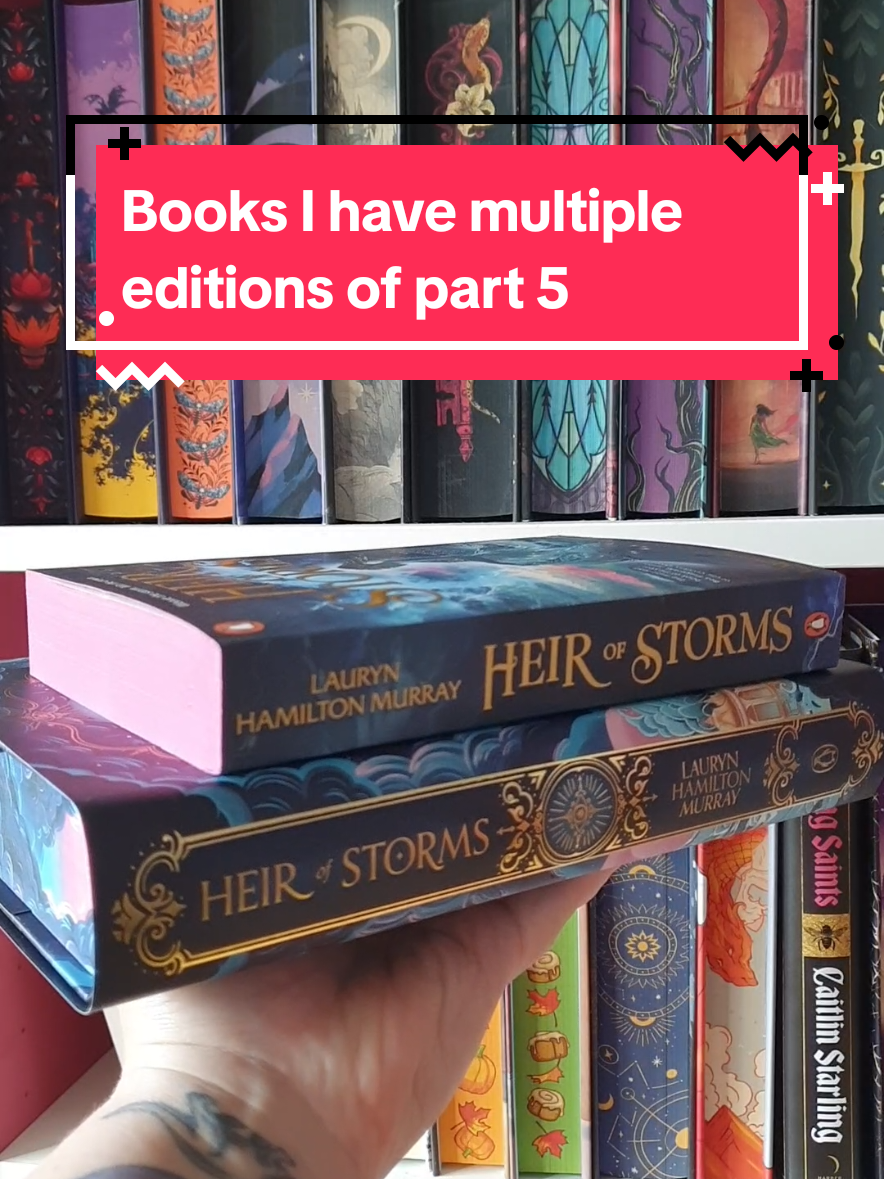 I have no regrets about buying two copies of this book because it's so good!  I wasn't going to get the paperback but really wanted to support the author.  This is one of my favourite YA books and I can't wait for book two in the series.  Have you read Heir of Storms yet?  #books #BookTok #booktoker #fantasybooktok #romantasy #yabooks #specialeditionbooks #bookrecomnendations 