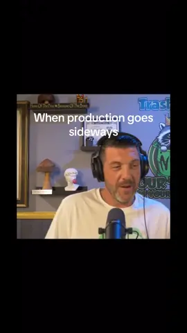 “When Production Goes Sideways😆🤣😅!”#trashntalkpod #garbageman #comedy #funny #hilarious #bluecollarcomedy #comedypodcast #lol 