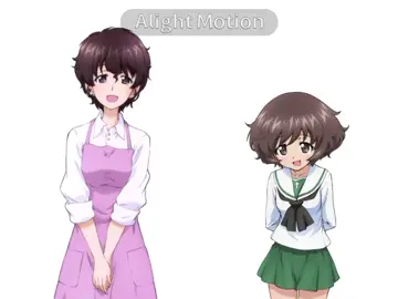 my first gup yuri gng 🥹✌️ yes i spend 5 hours on ts idk how to use am in faster way #fyp #trend #tweeninganimation #fandom #girlsundpanzer 