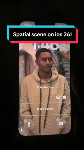 Spatial scene on ios 26! #apple #iphone #ios #ios26 #newfeature 