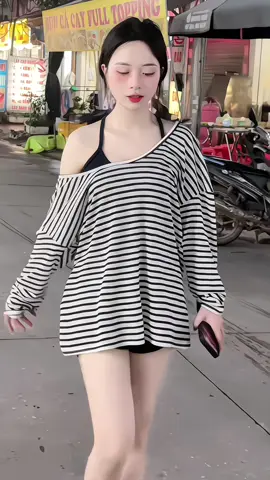 Set Bộ 3 Món Cổ Yếm Áo Kẻ Rộng Quần Đùi Dễ Mặc#set3mon #setdoxinh #thoitrangnu #xuhuong 