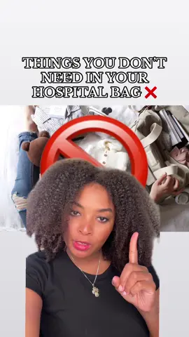 Things you don’t need in your hospital bag ❌ unpack it | #pregnancy #pregnant #pregnanttiktok #hospitalbag #firsttimemom #newmom #MomsofTikTok #greenscreen #fypシ 