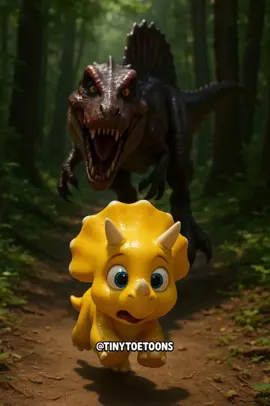 🦖💨 Baby Triceratops just wanted to play… until a BIG scary Spinosaurus showed up! 😱 Will mummy & daddy save the day? 🦕❤️ Find out in this dino adventure! 🌍✨ #DinosaursForKids #DinosauriosParaNiños #DinosaurePourEnfants #恐龙故事 #小恐龙 