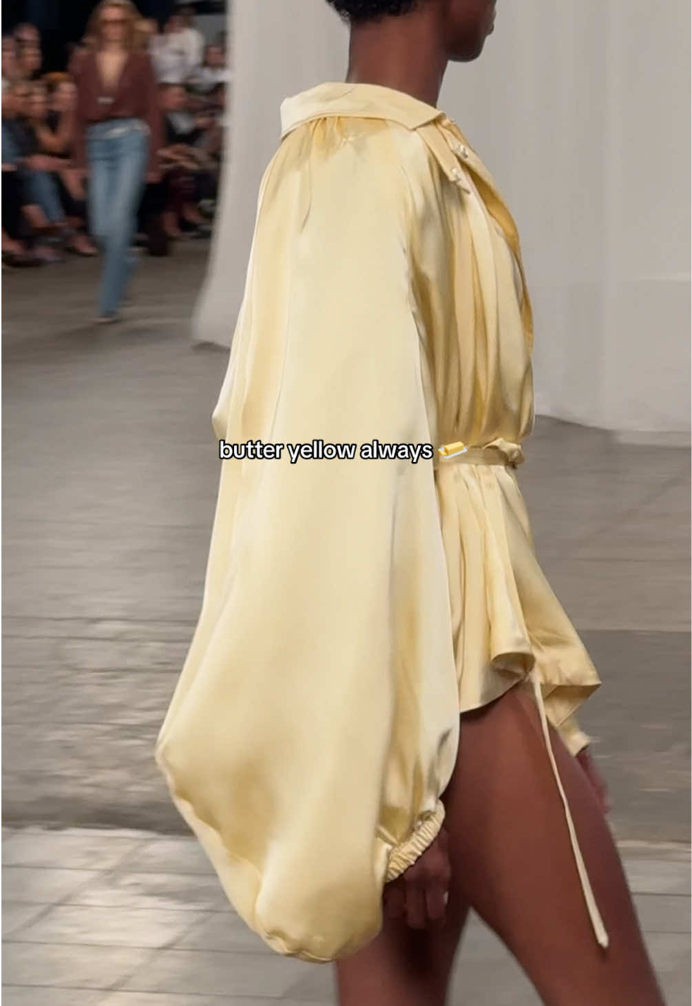 ROTATE SS26 SHOW - butter yellow 🧈 is always a good idea #CPHFW #MAKEITROTATE #Runway #fyp #fashionweek 