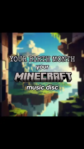 What Music Disc did you get⁉️ ##Minecraft##mojang##musicdisc##jukebox##disc##minecraftmusicdisc##c418##birthmonth##yourbirthmonth##slideshow##slideshowgame##zodiac##zodiacsign##game##fyp##fypシ゚ ##aesthetic##satisfying##nostalgia#minecraftcat
