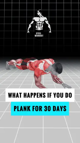What Happens If You Hold a Plank for One Minute Every Day for 30 Days? #plank #workout #gym 
