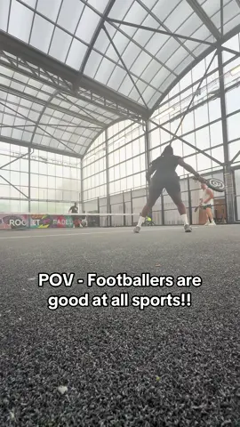 Footballers are good at all sports! Padel was fun😅 #padel #Soccer #foryoupage #foryou #fyp 