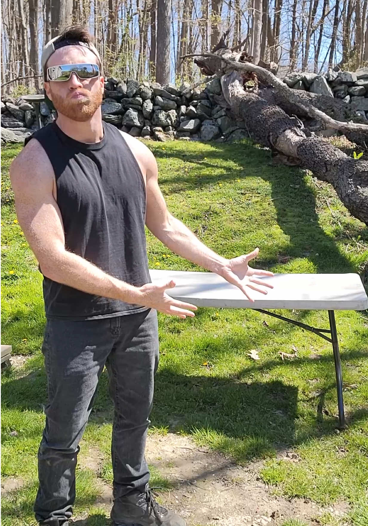 Underrated Throwback | Using a FOLDING TABLE as a BASKETBALL 🏀 #foryou #fyp #basketballtrickshot #sicktricks 