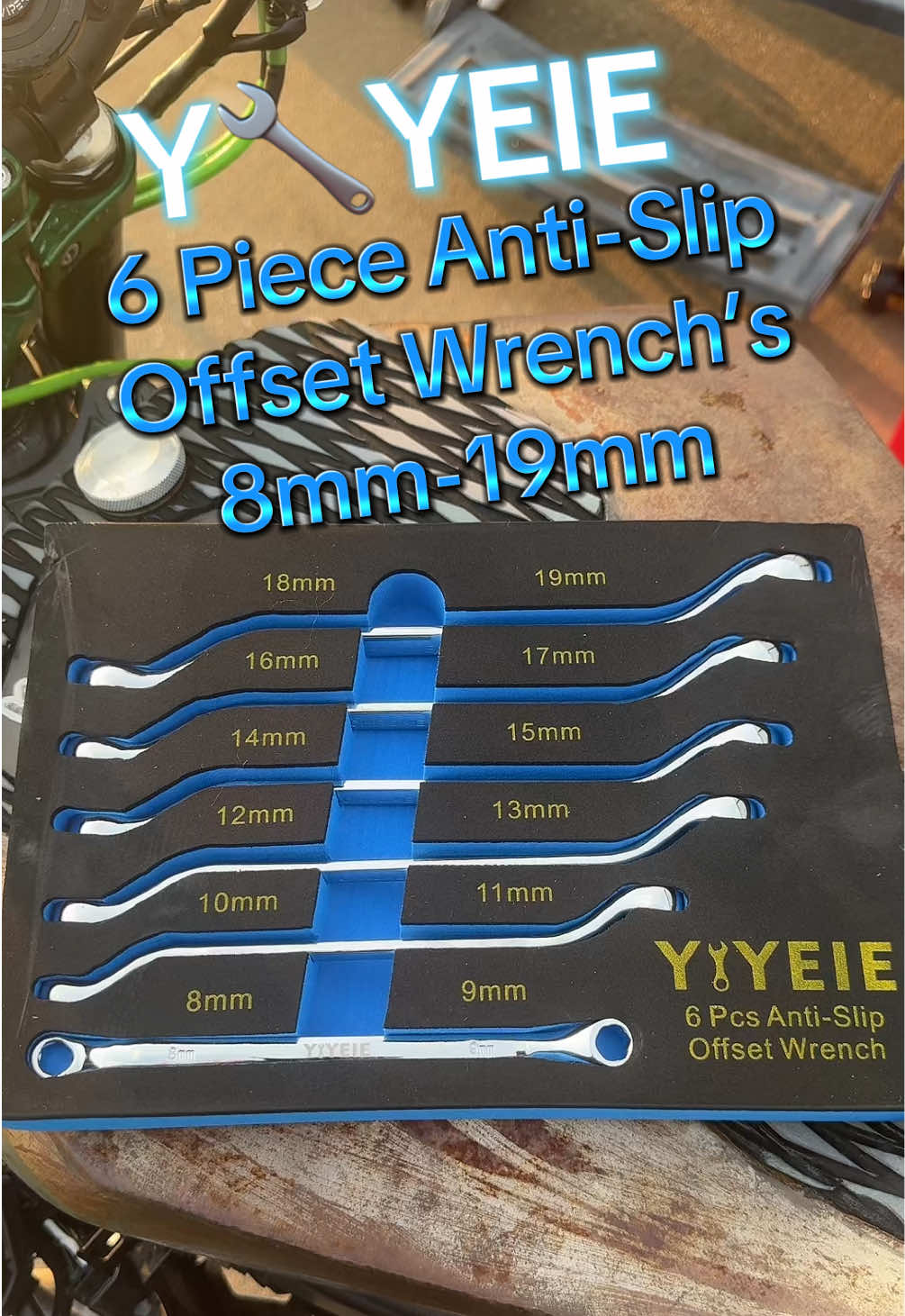 Stop fighting stripped bolts! 🛠️ The YYIEIE 6 Pc. Bolt Extractor Wrench Set is your go-to for smooth, easy bolt removal. CR-V steel, 45° offset, and EVA foam storage – pro performance in your hands. #YYIEIE #BoltExtractor #WrenchSet #MechanicTools #ToolTok #DIYTools #GarageLife #CarRepairTools #HandTools #BoltRemoval #MechanicLife #ToolReview #backtoschool #dealsforyoudays #tiktokbacktoschool #ComproDoPequeno 
