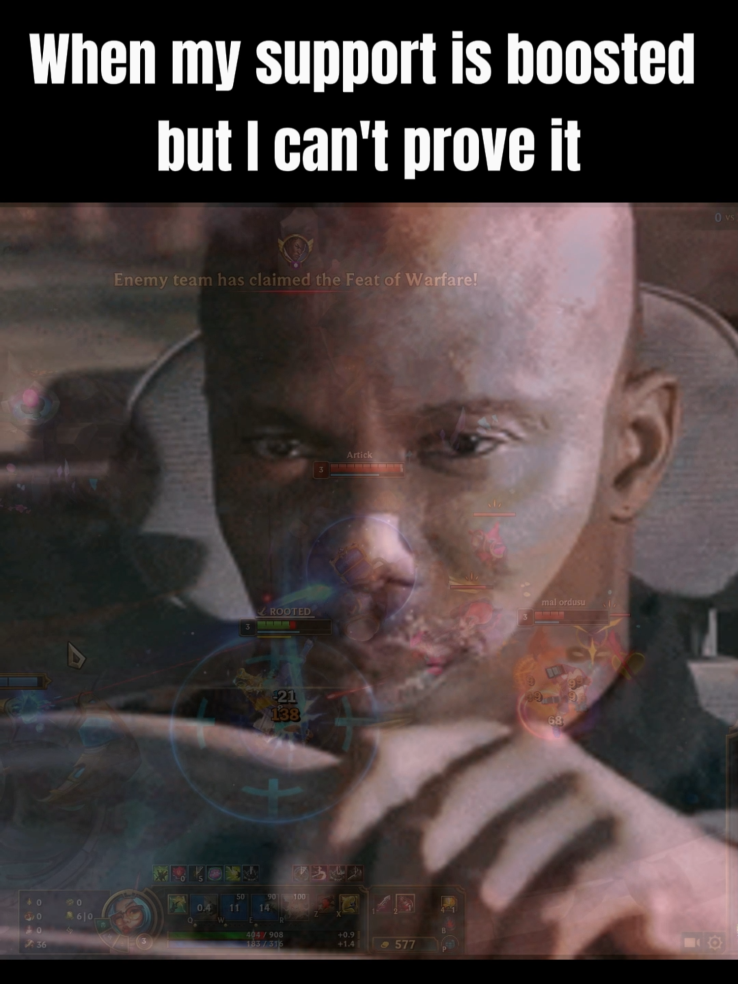 When My Support is Boosted… But I Can’t Prove It  #leagueoflegends #leagueoflegendsmemes #lolfunny #yuumi #lolclips