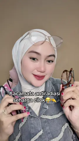 Murce banget #kacamataantiradiasi #kacamatacateye #kacamatanormal 