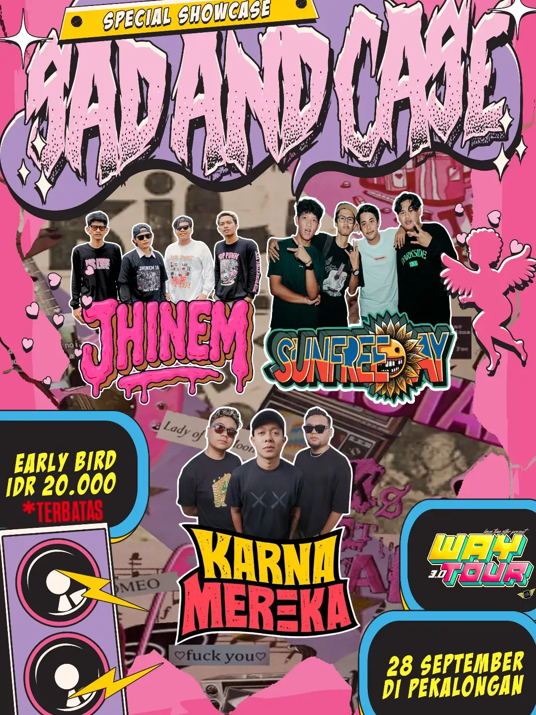 Bareng Karnamereka, Sunfreeday di Pekalongan.  #poppunk 