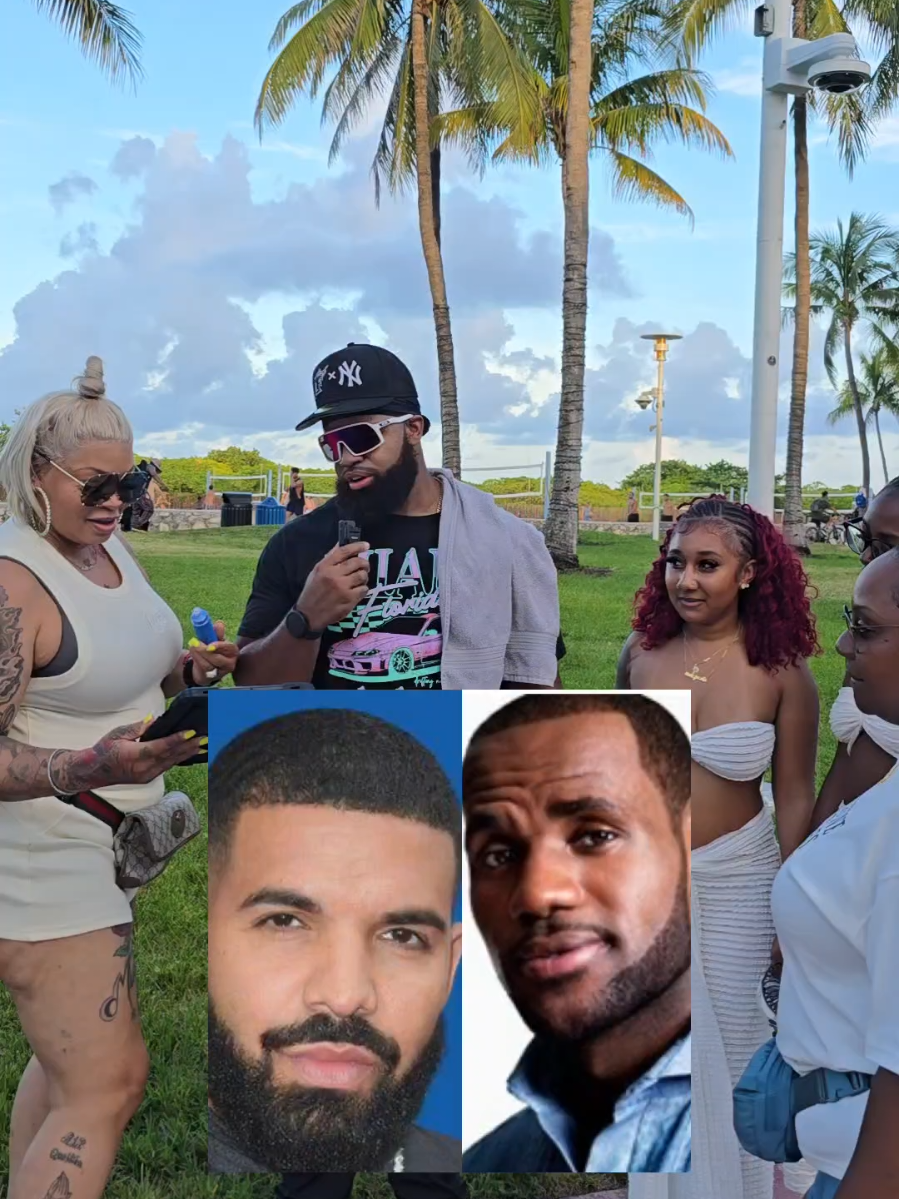 one gotta go! Who would you pick? #drake or #lebron #viral #trending #miamibeach #foryoupage #rapper #basketball @captaincee2k 