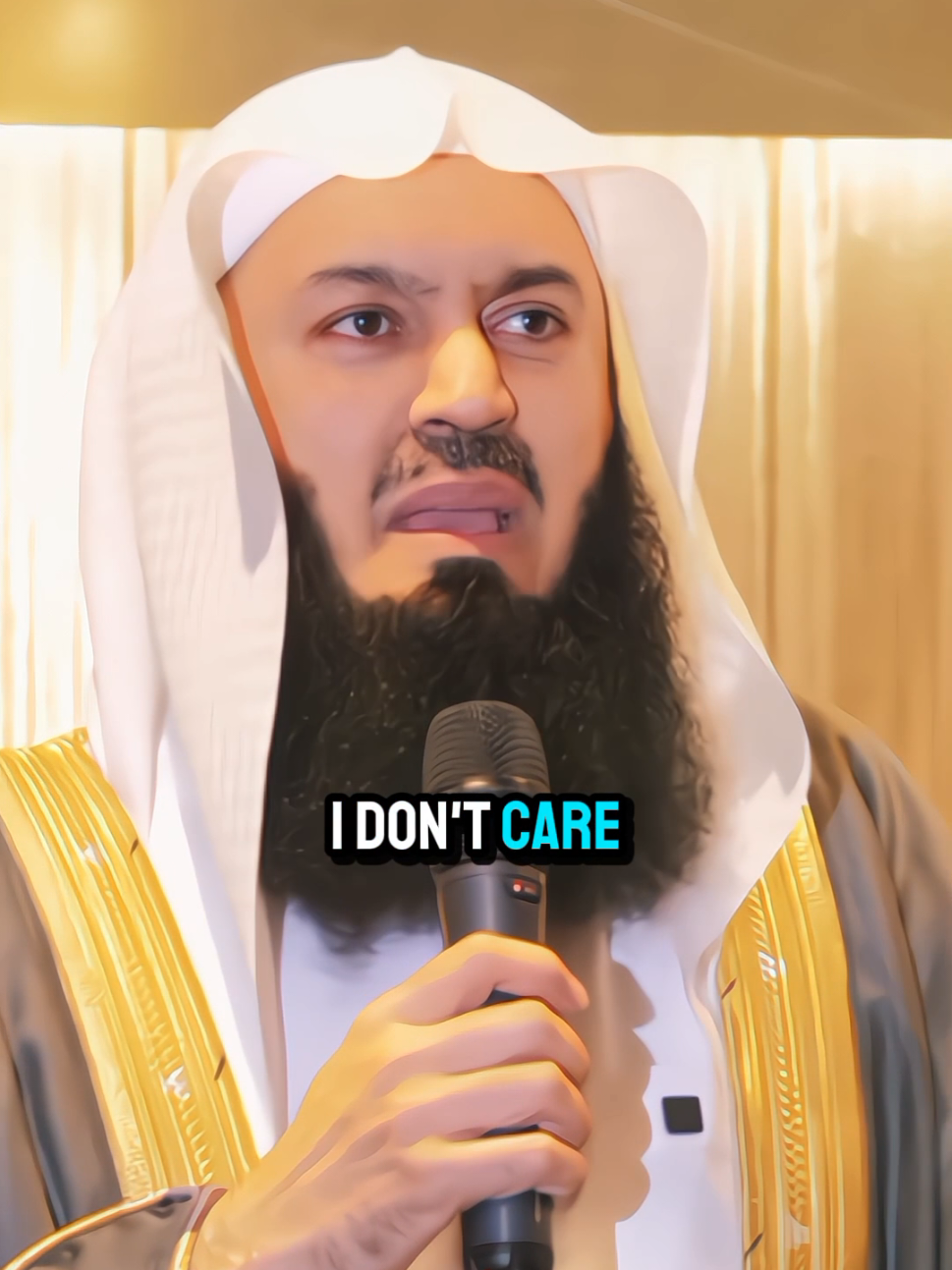 I Don't Care If You...#fyp #muftimenk #muslim #peace 