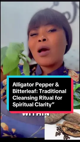 Alligator Pepper & Bitterleaf: Traditional Cleansing Ritual for Spiritual Clarity” #spiritualawakening #naturalremedies #herbalmedicine #cleansingritual #e 