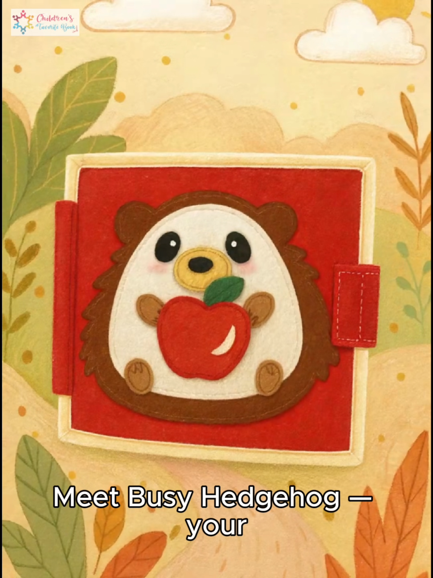 Discover, learn & play with Busy Hedgehog 🦔🍎 — the ultimate felt quiet book for toddlers! Packed with colorful pages, fun puzzles & Montessori-inspired activities, it’s perfect for travel, home, and screen-free play.  Shop now 👉 childrensfavoritebooks.com 🌈 #hedgehog#busybook#FeltBook #MontessoriToys #ToddlerActivities #QuietBook #EducationalToys #MontessoriAtHome #ToddlerLearning #ScreenFreeFun