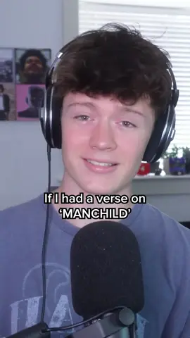 If I had a verse on ‘MANCHILD’ #funny #comedy #sabrinacarpenter 