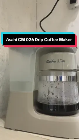 Asahi CM 026 Drip Coffee Maker 5 Cups #coffermaker  #ashi  #engagementisthekey  #engagement  #follow  #foryoupage  #highlight 