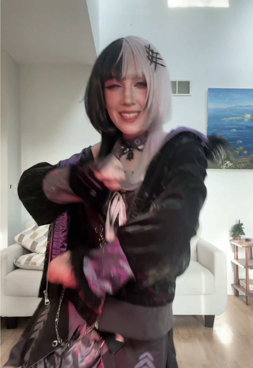 the vibes of this song 💜 #cosplay #cosplaydance #shioricosplay #dance #hololivecosplay 