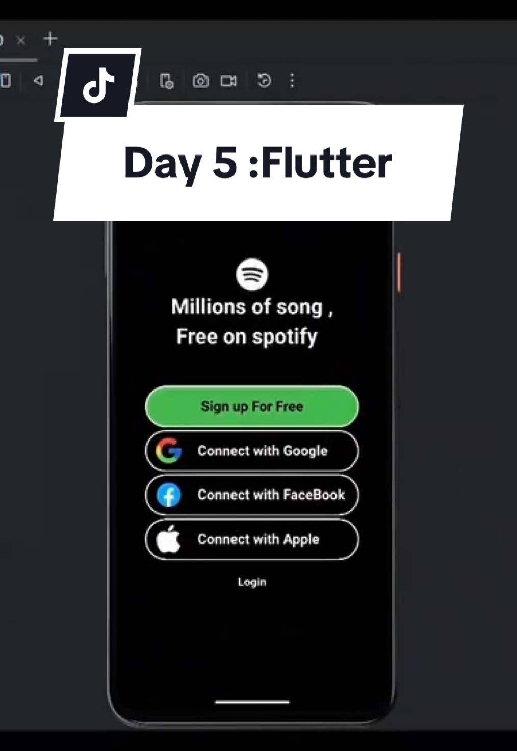 Spotify 🚶🏻‍➡️ #Flutter #LearnFlutter #FlutterDev #100DaysOfCode #CodingJourney #CodeNewbie #FlutterForBeginners #MobileDev #DailyCoding #SelfTaughtDeveloper #DartLang #DartProgramming #MobileAppDevelopment #CrossPlatform #AppDevelopment #MobileDevelopment