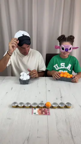 🏆 Blindfolded Ping Pong Battle: Dad vs Daughter! 🏓 Every cup has a surprise… but only ONE has the €10 prize! 💸 Who’s going to win — Team White or Team Orange? 👀 Watch till the end — someone gets REALLY lucky! 🍀 #P#PingPongChallengeF#FamilyGamesD#DadVsDaughterB#BlindfoldChallengeF#FunnyFamilyM#MoneyGameC#ChallengeTimeW#WhoWillWinS#StayToTheEndF#FamilyFunT#TikTokChallengeCrazyGame