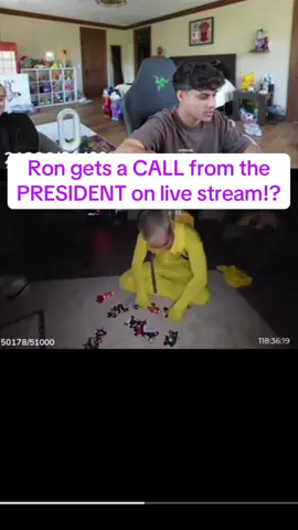 Stableronaldo gets called by the president on live. Would you answer? #faze #stableronaldo #fyp #foryou #fazeadapt 