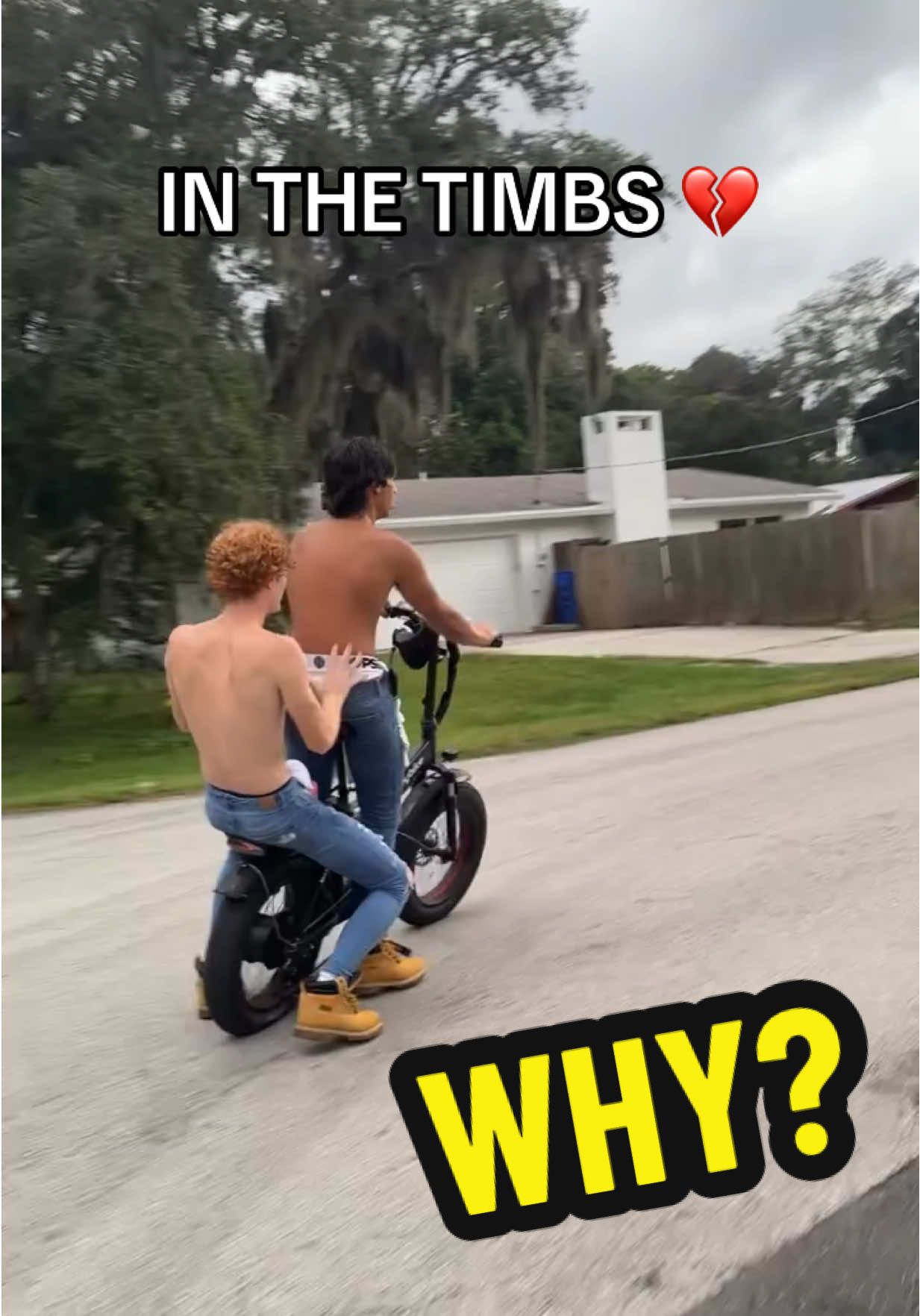 Bro was lowkey moving 😲 @Rylan Holmes #shoes #boots #timberland #funny #skit #bike #bmx #offroad #boots #lol #fyp #explorepage 