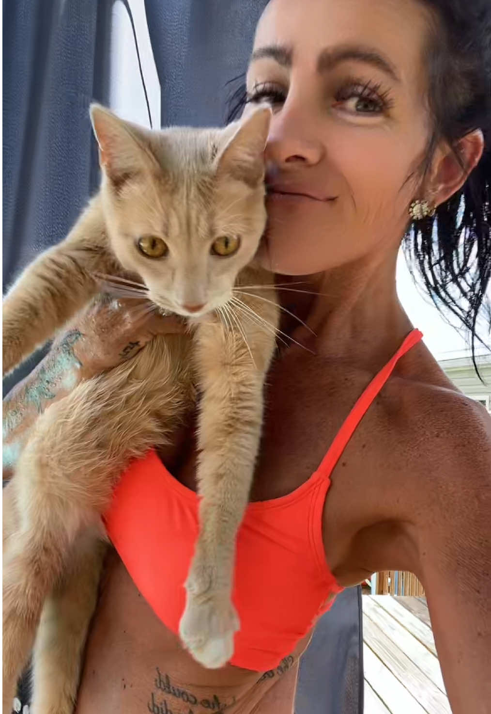 Let’s see if harmony wants to go swimming; daily Vlog