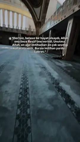 Rasûlullah ﷺ doğmadan babasını kaybetti. Altı yaşında annesini, sekiz yaşında dedesini kaybetti. Hem yetim hem öksüz büyüdü. Taif’te taşlandı, Mekke’de zulme uğradı, en yakınlarını bir bir toprağa verdi. Ama asla isyan etmedi, her zorlukta sabretti. Çünkü biliyordu ki burası imtihan yurduydu… Sen de unutma; Rabbimiz, en ağır imtihanları en çok sevdiği kullarına verir. 🏷 Etiketler: #muslimgennc #keşfet #fyp #islam #sabır #imtihan #PeygamberEfendimiz #HzMuhammed #iman #tevekkül #sabredenler #sözler #ayet #hadis