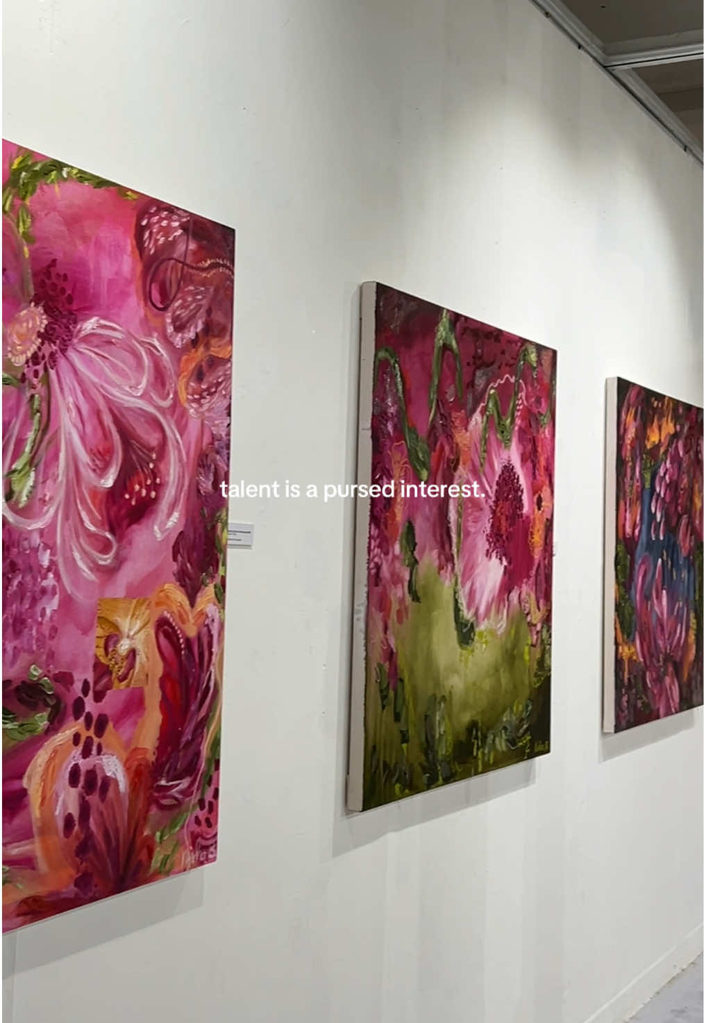 I’ve been painting since I was a little girl and this was my development getting back into my favourite art practice in less than a year 💗 #artist #workinprogress #artdevelopment #fyp #arttok #painting #florals 