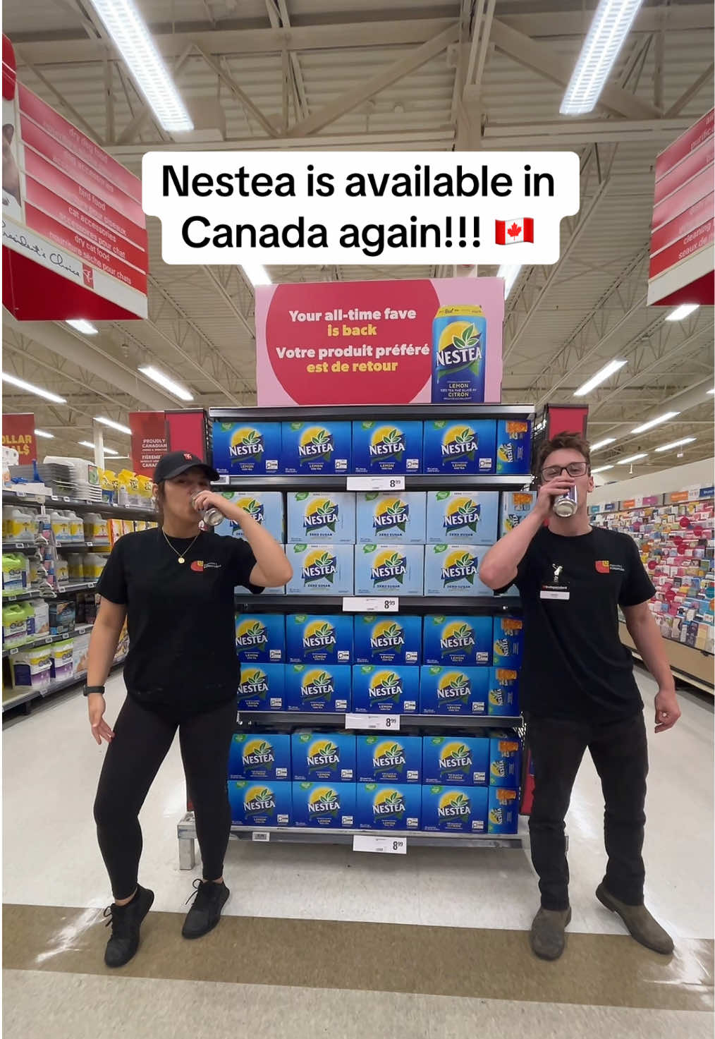📢 CANADA… IT’S HAPPENING! 🥶🍋 Your fave iced tea is BACK and you can grab it right here at Mainville’s Your independent grocer Alexandria  🛒✨  