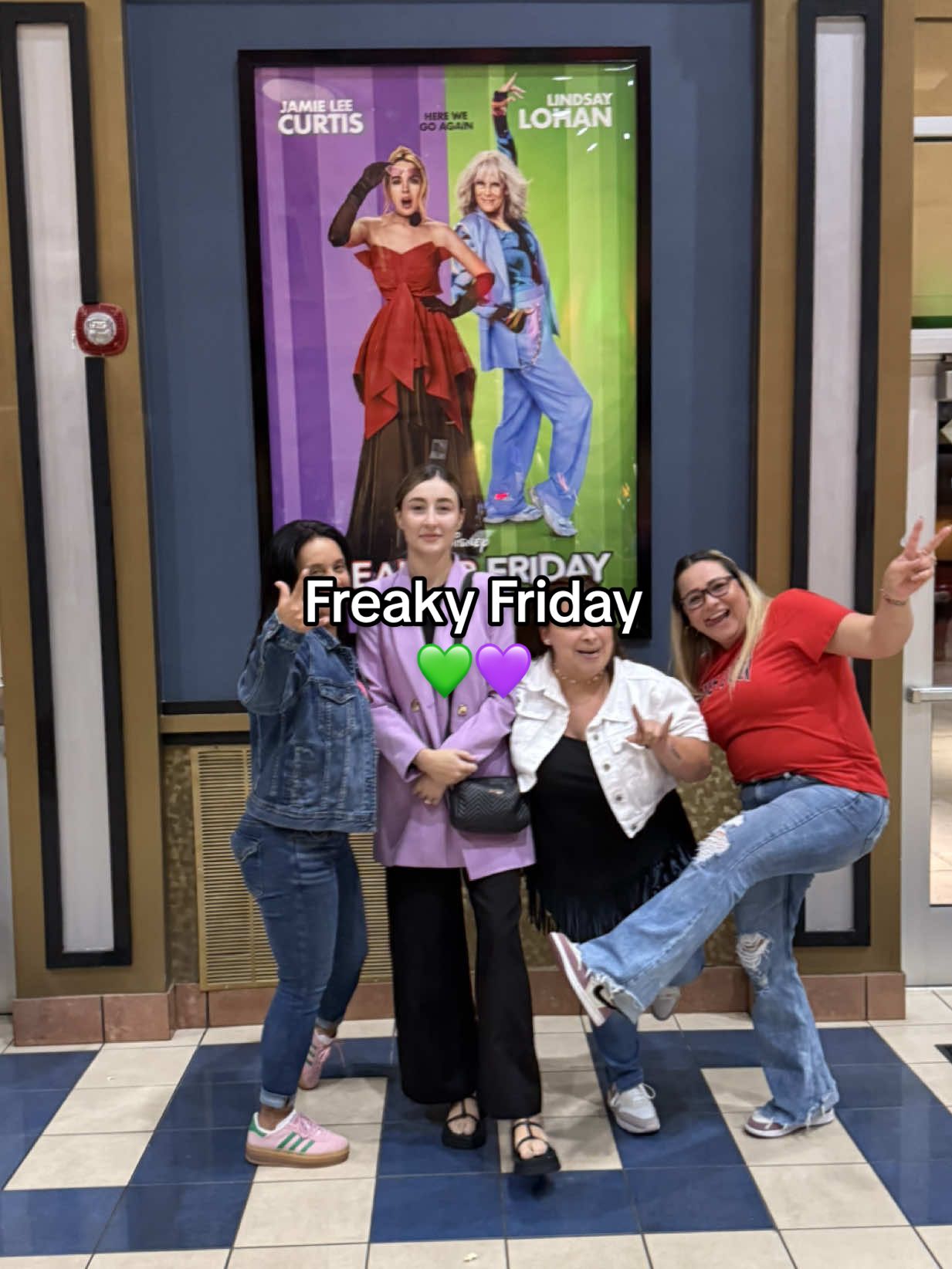 💚💜 Cambio de cuerpo, cambio de actitud: nuestro propio Freakier Friday familiar. #freakierfriday