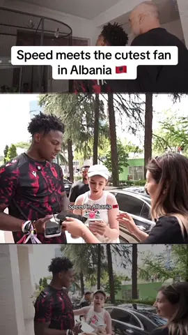 Speed meets the cutest fan  #ishowspeedclipz #speed #ishowspeedclips #unitedkingdom #fyp #usa_tiktok #foryour #kai #you #for #viral_video 