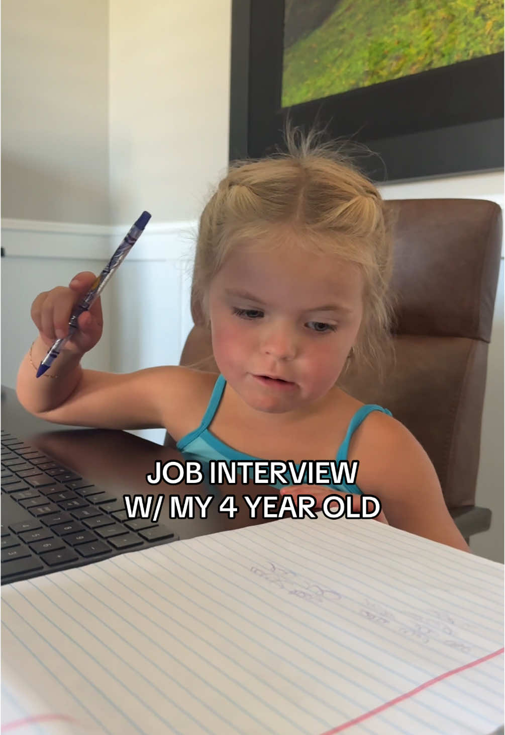 Really hope I get the job 😂😂 #MomsofTikTok #toddlersoftiktok #kidsbelike #momlifebelike #momlife #momvibes #momanddaughters #girlmom 