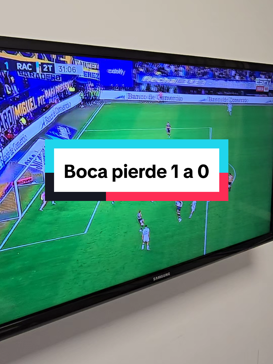 BOCA PIERDE 1 A 0 CONTRA RACING 🤣🤣 #racing #boca #merentiel #cavani #paredes 
