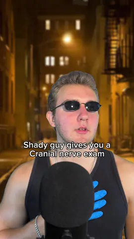 Asmr sketchy cranial nerve exam #asmr 