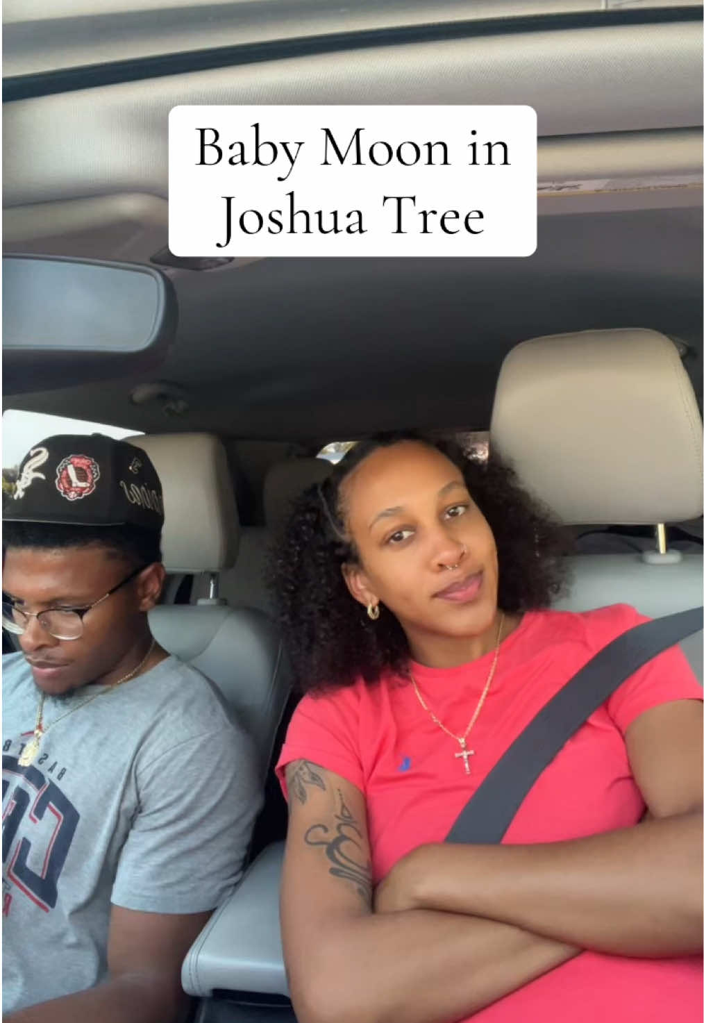 Day one in Joshua Tree 🌵 #babymoon #baecation #blackmombrooke #joshuatree 